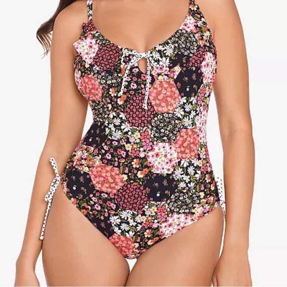 Skinny Dippers Jellyroll Rosalina One-Piece Swimsuit small nwt - Picture 1 of 10